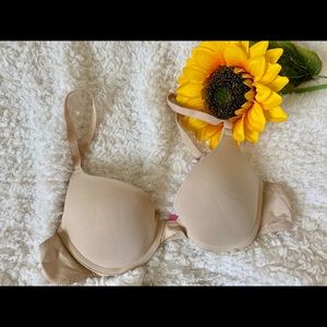 Victoria’s Secret T-Shirt Bra, Tan/Nude, Size 34B